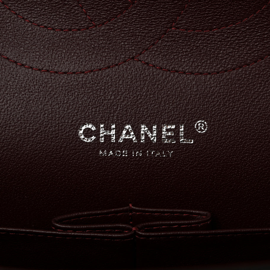 Chanel Lambskin Quilted Jumbo Double Flap Black Image 6
