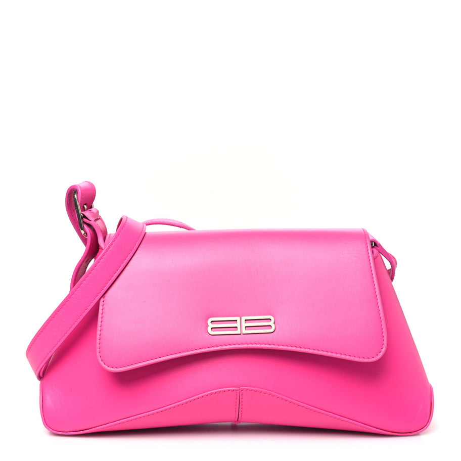 Balenciaga Box Calfskin Medium XX Flap Bag Lipstick Pink Image 1