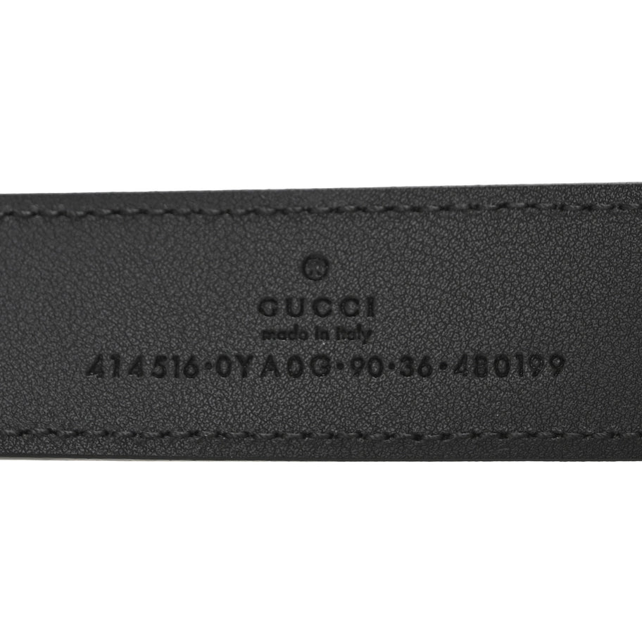 Gucci Calfskin Double G 30mm Belt 90 36 Black Image 5