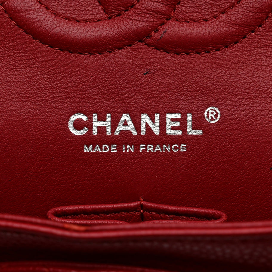 Chanel Caviar Quilted Medium Double Flap Red Image 6