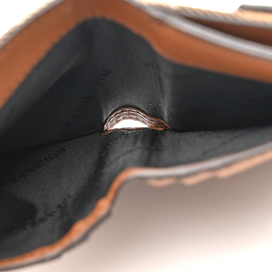 Burberry House Check Luna French Wallet Brown Image 6