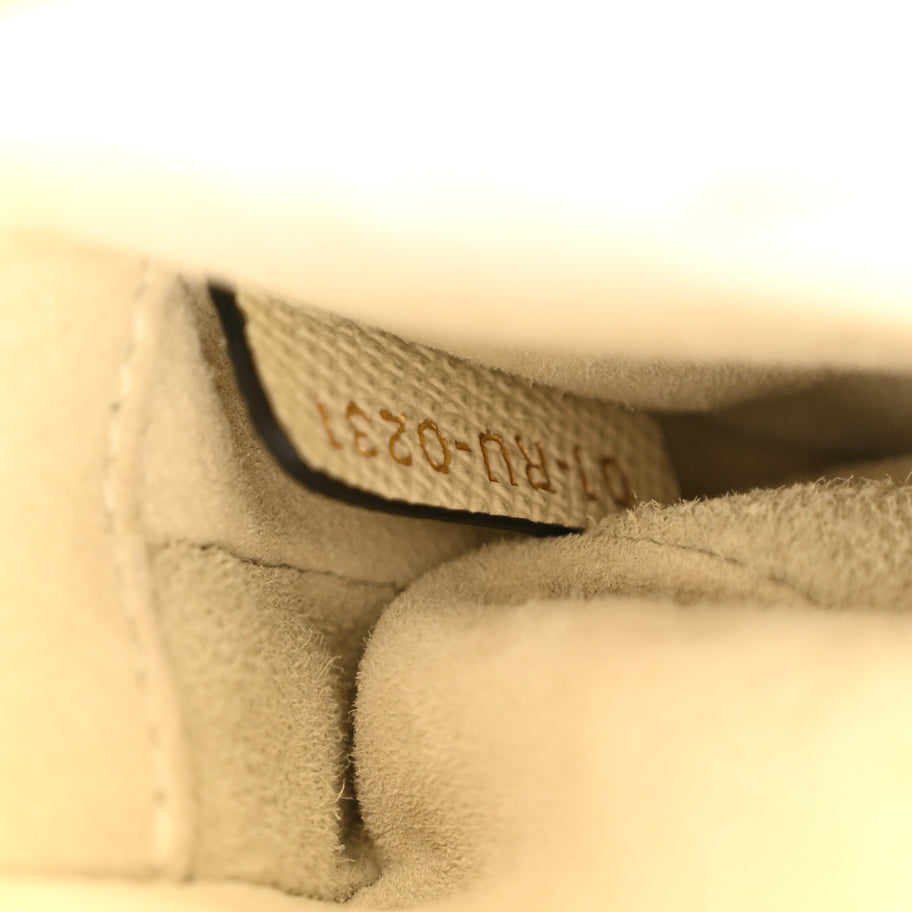Christian Dior Grained Calfskin Mini Saddle Bag Ivory Image 7