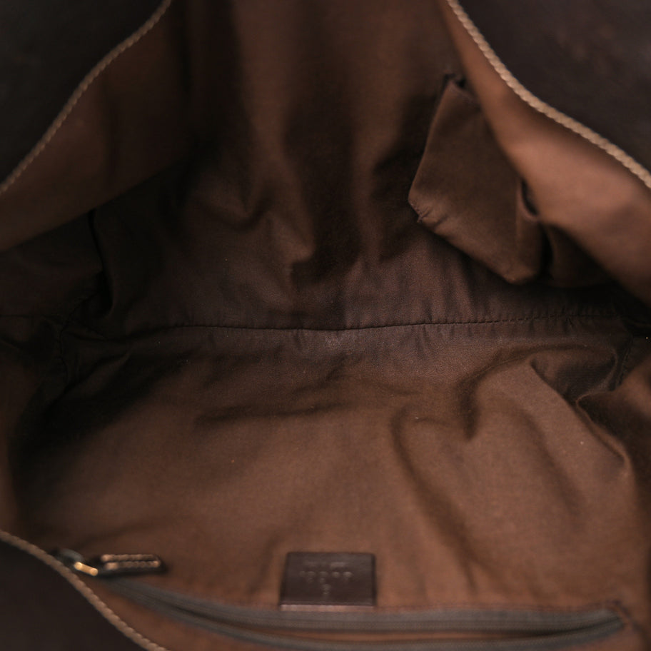 Gucci Monogram D Gold Tote Dark Brown d Gold Tote Dark Brown Image 5