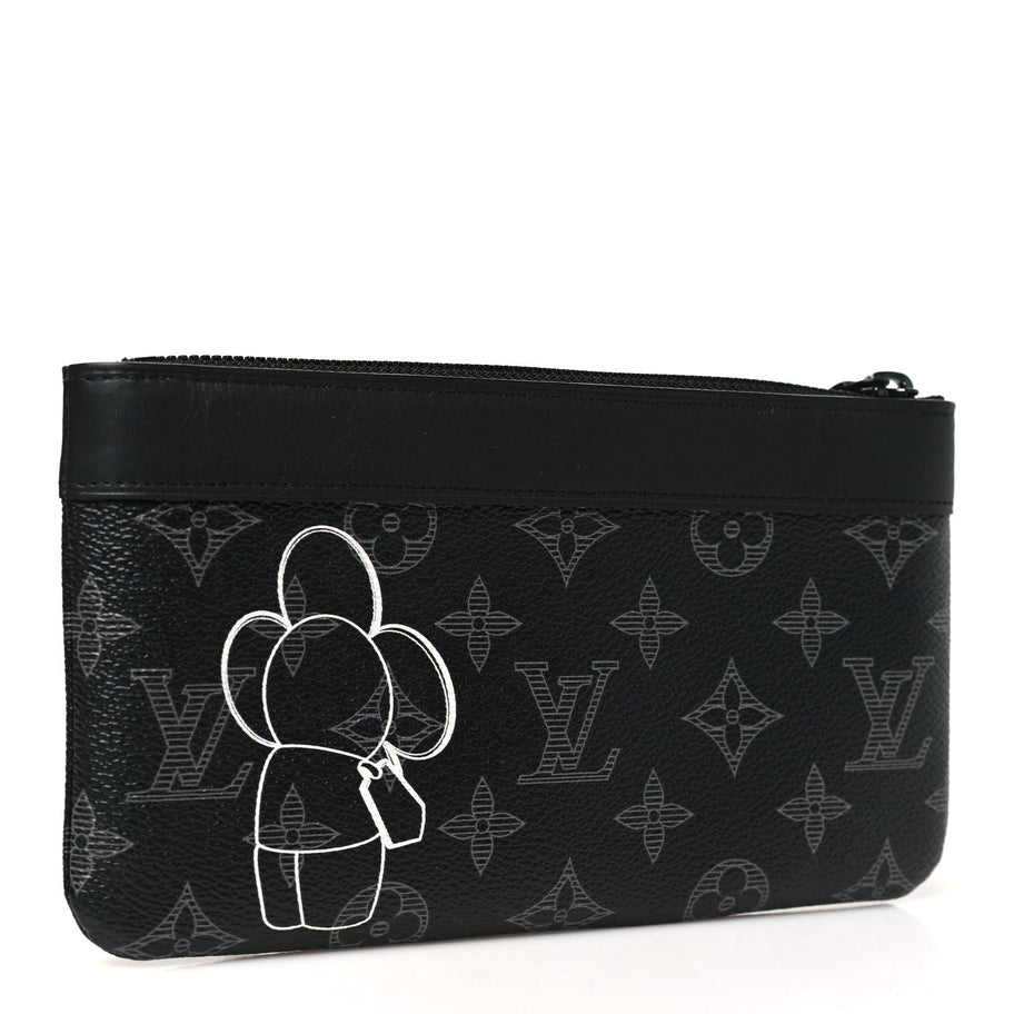 Louis Vuitton Monogram Eclipse Vivienne Pochette Apollo PM Image 3