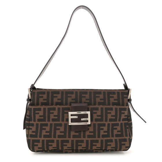  Fendi Zucca Shoulder Bag Tobacco