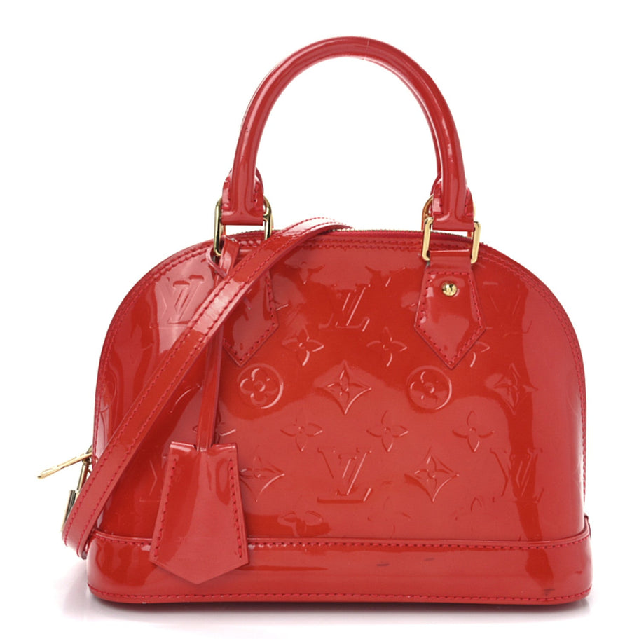 Louis Vuitton Vernis Alma BB Rose Litchi Image 1