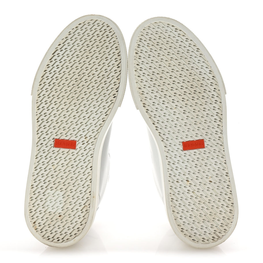 Hermes Calfskin Daydream Sneakers 38.5 White Image 6