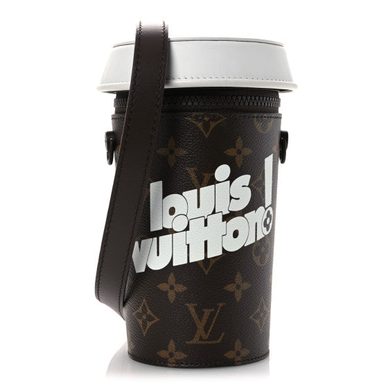 Louis Vuitton Monogram Calfskin Everyday LV Coffee Cup Pouch Image 1