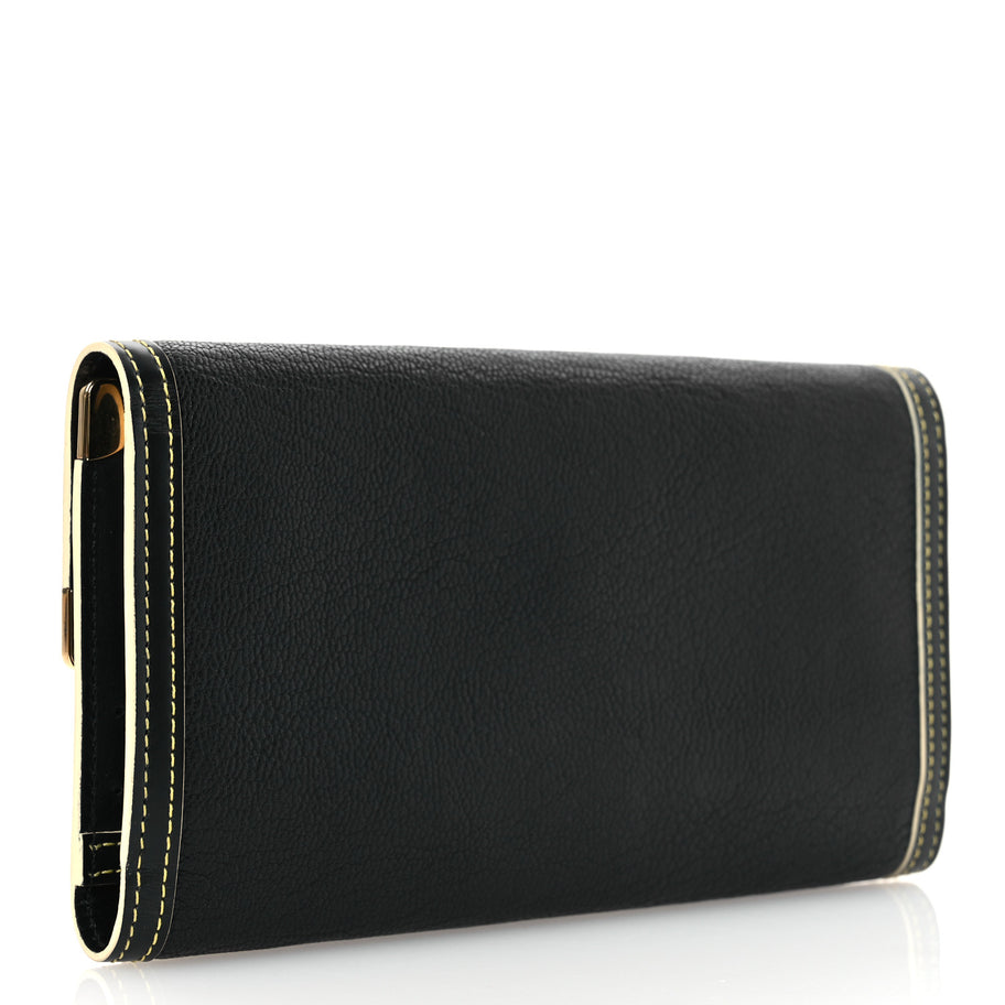 Louis Vuitton Suhali Porte Tresor International Wallet Black Image 3
