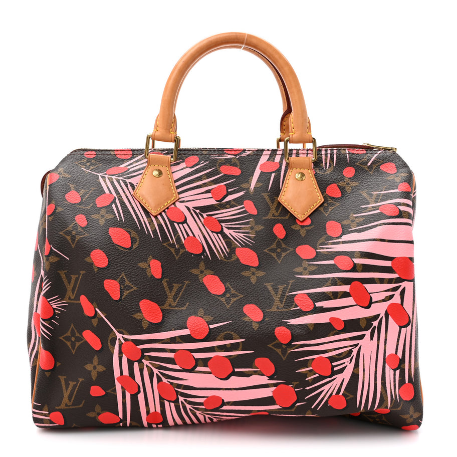 Louis Vuitton Monogram Jungle Dots Speedy 30 Sugar Pink Poppy Image 1