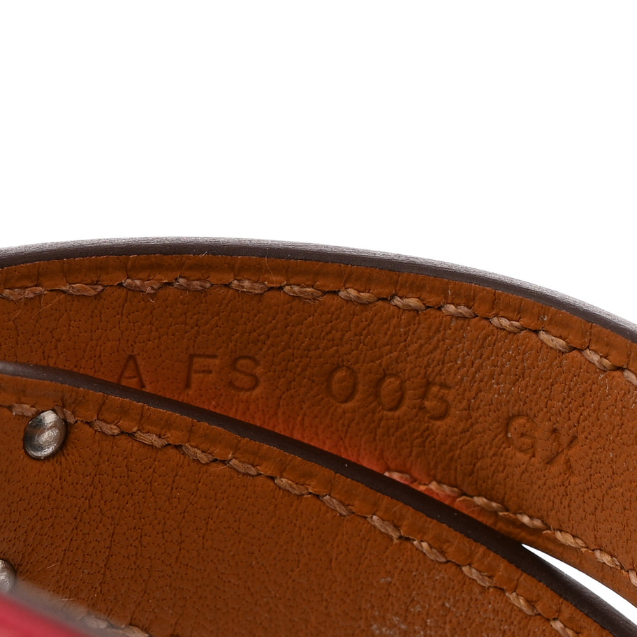 Hermes Swift Kelly Double Tour Bracelet T2  Rose Azalee Image 5