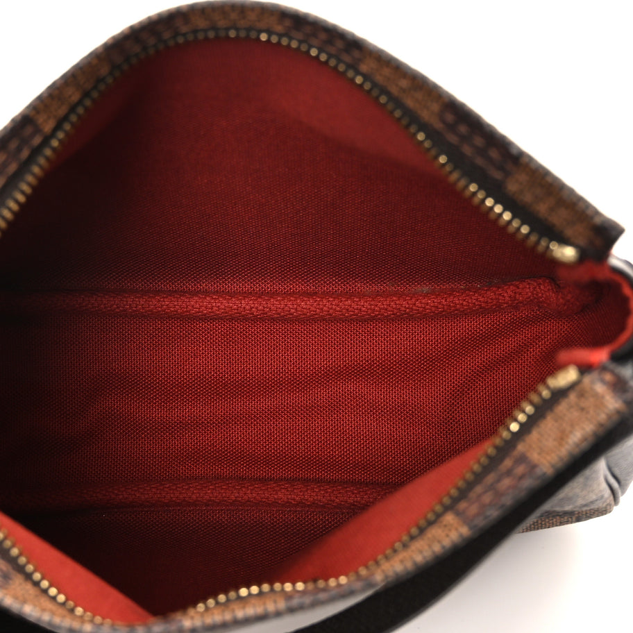 Louis Vuitton Damier Ebene Trousse Make Up Bag Pochette Image 5