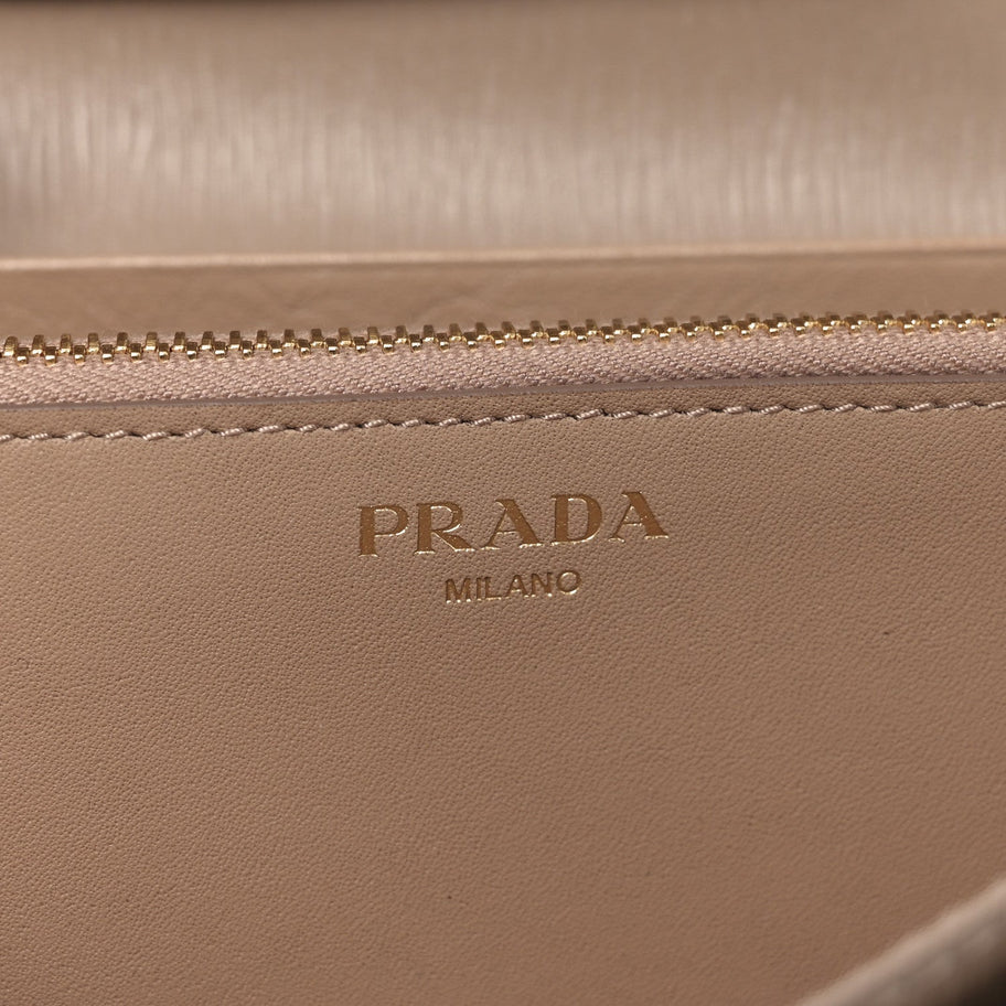 Prada Vitello Move Continental Flap Travel Wallet Cammeo Image 5