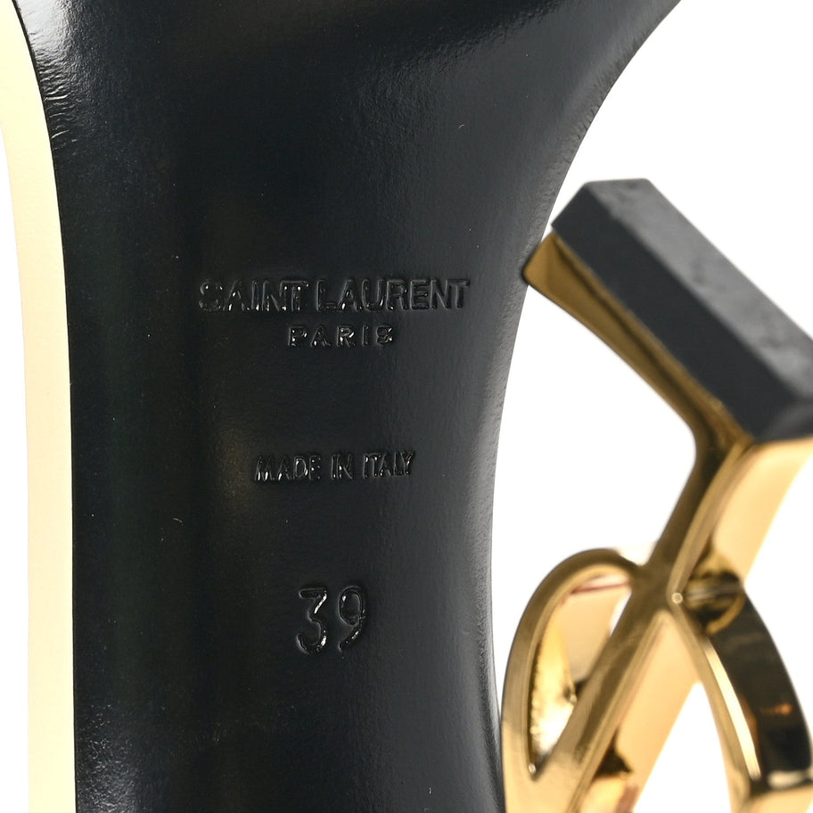 Saint Laurent Calfskin 110 Opyum Sandals 39 Real Beige Image 7