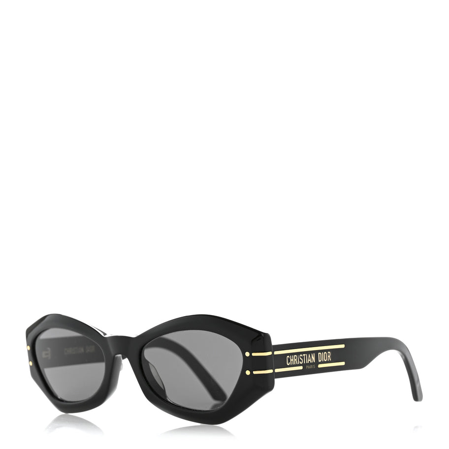 Christian Dior Acetate DiorSignature B1U Butterfly Sunglasses Black Image 1