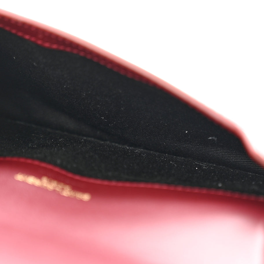 Saint Laurent Patent Monogram Phone Holder Crossbody Chataigne Image 5