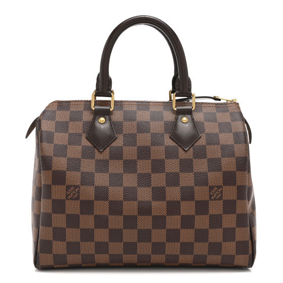  Louis Vuitton Damier Ebene Speedy 25