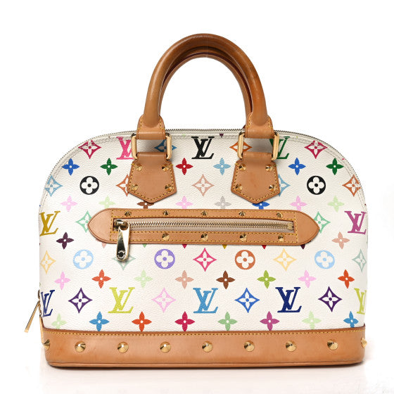  Louis Vuitton Monogram Multicolor Alma White