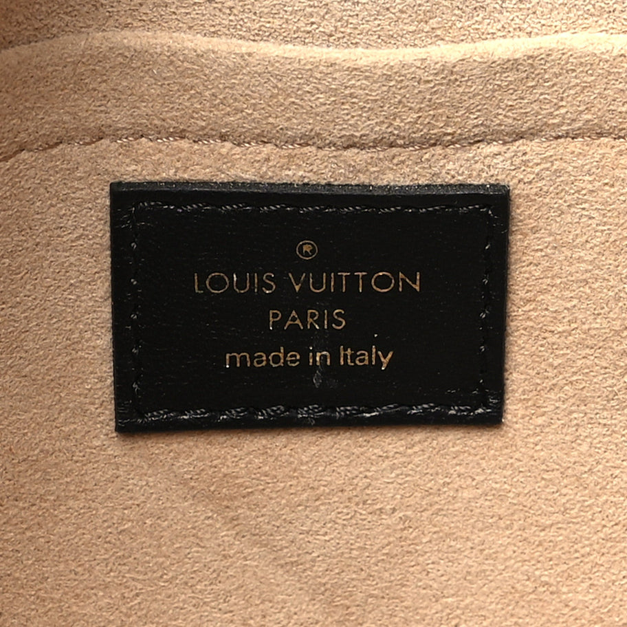 Louis Vuitton Lambskin Damier Quilt Troca PM Black Image 7