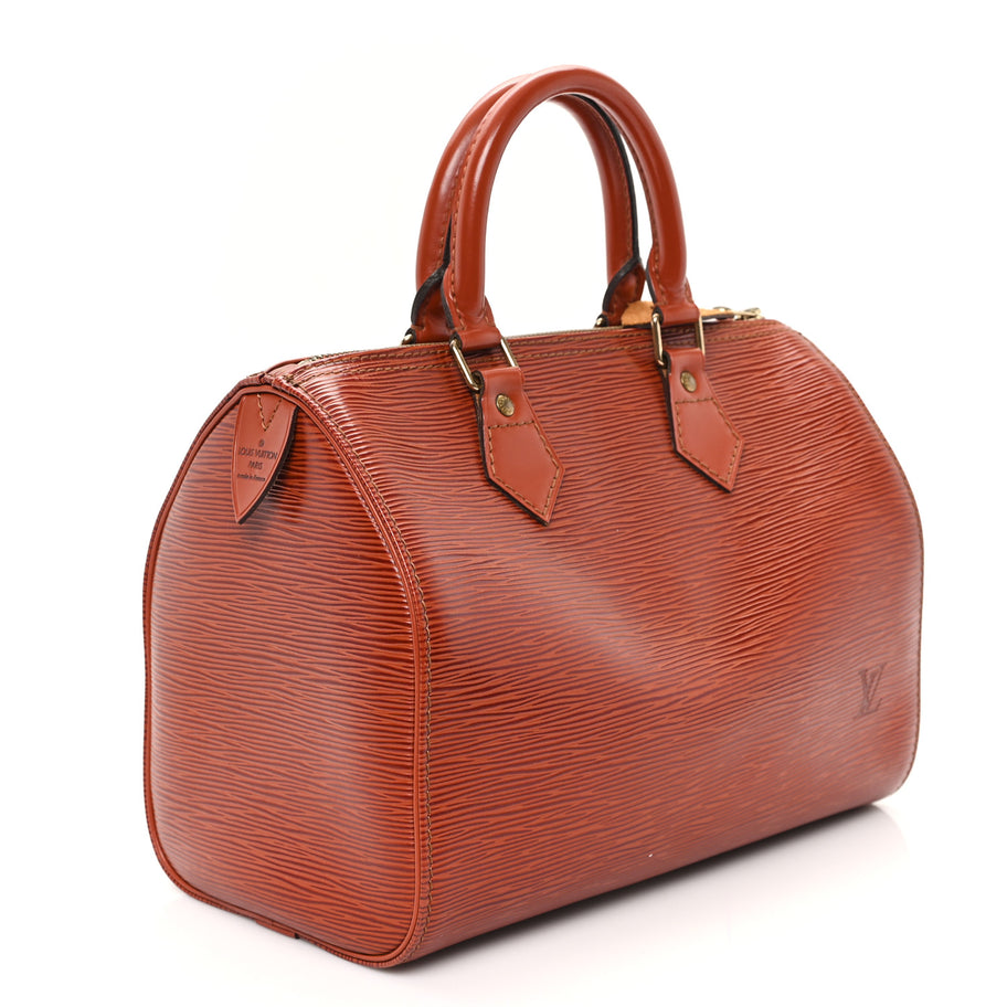 Louis Vuitton Epi Speedy 25 Kenyan Kenyan Fawn Image 3