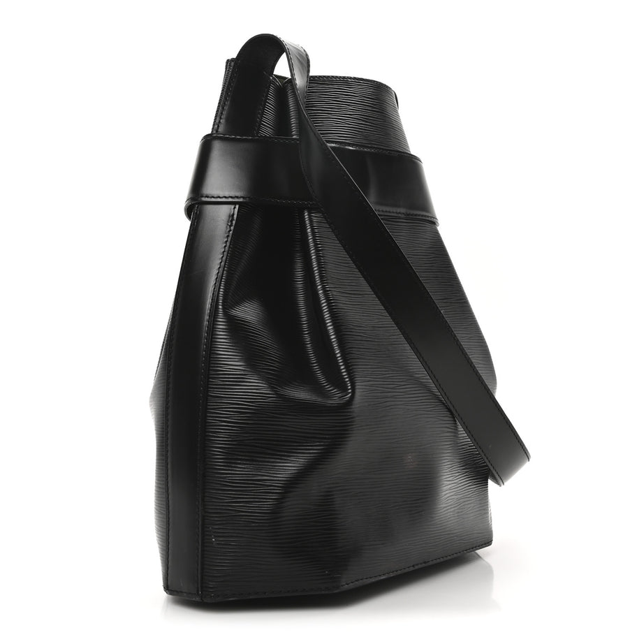 Louis Vuitton Epi Sac D'epaule Black Image 4