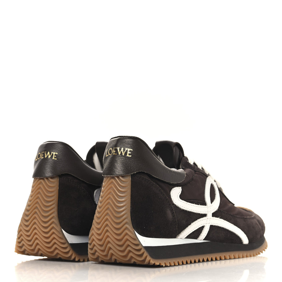 Loewe Nylon Suede Flow Runners Sneakers 37 Shitake Image 5