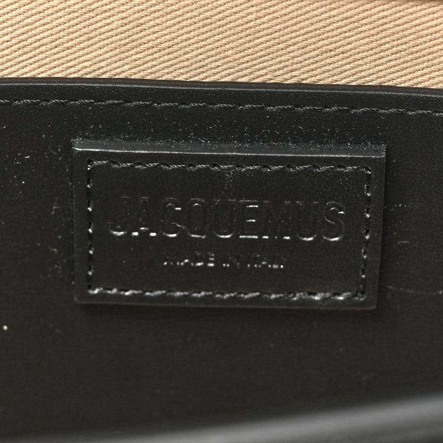 Jacquemus Smooth Calfskin Le Grand Bambino Long Black Image 6