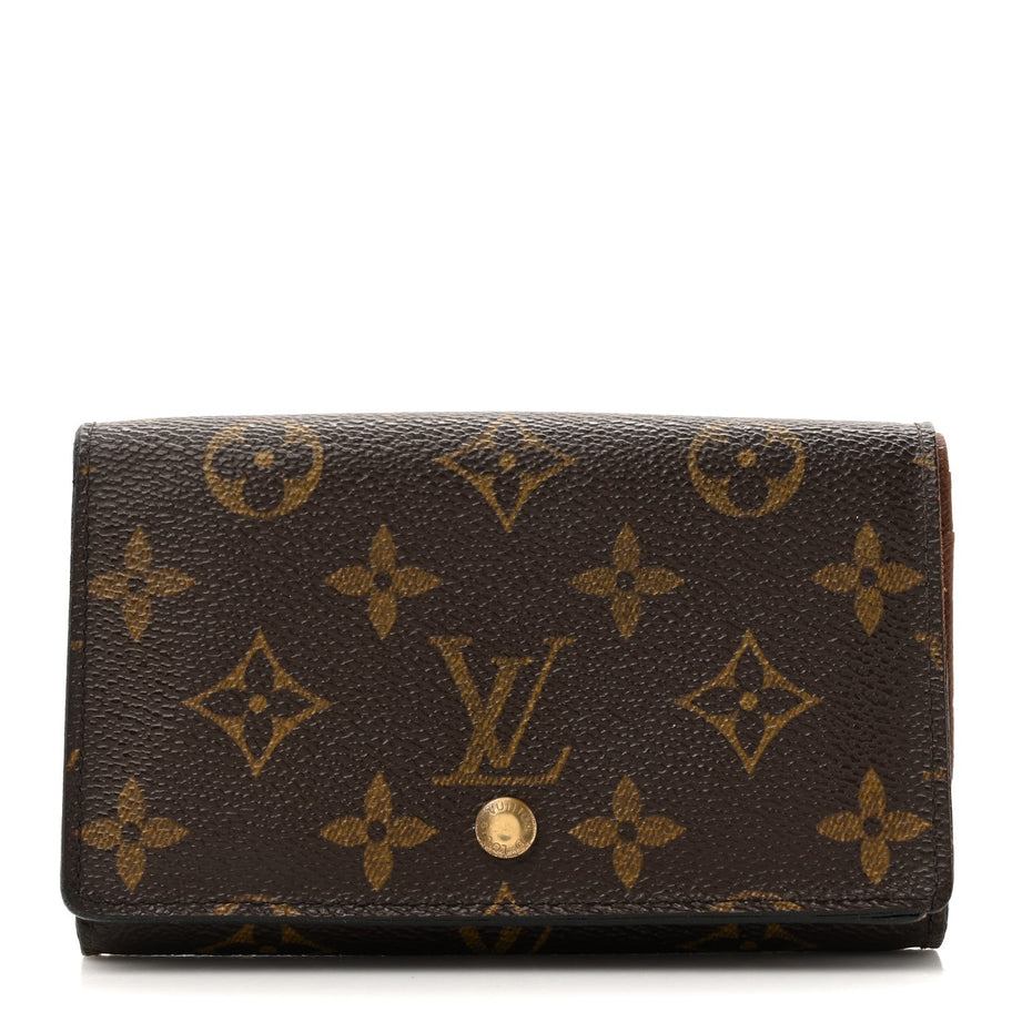 Louis Vuitton Monogram Porte-Monnaie Tresor Wallet Image 1