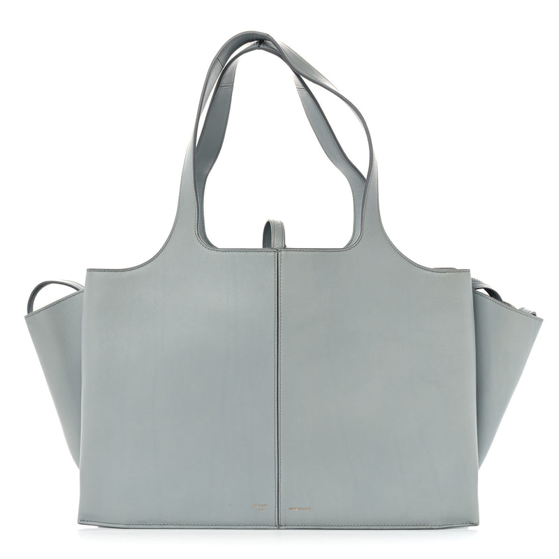  Celine Smooth Calfskin Medium Tri-Fold Bag Cloud