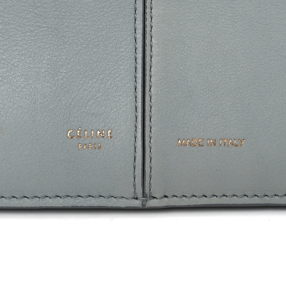 Celine Smooth Calfskin Medium Tri-Fold Bag Cloud Image 6