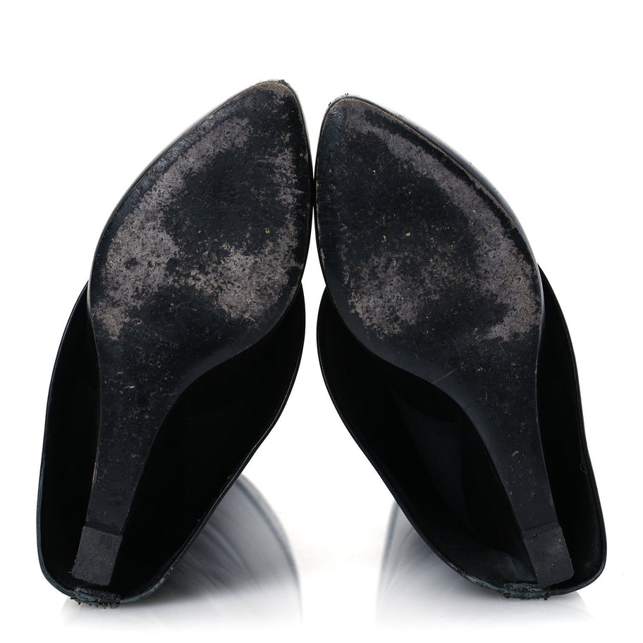 Givenchy Calfskin Shark Lock Pant Boots 38.5 Black Image 7