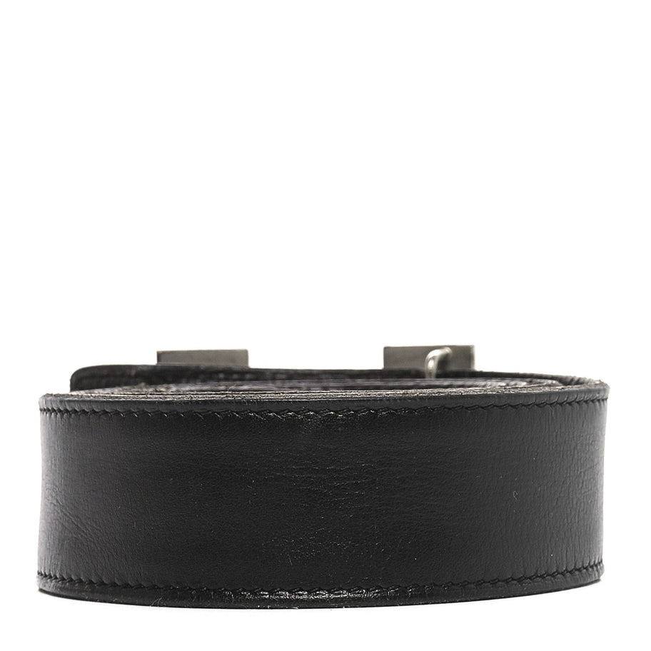 Hermes Box Togo 32mm H Belt 90 36 Black Chocolate Image 2