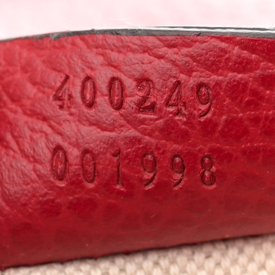 Gucci Dollar Calfskin Swarovski Crystal Small Dionysus Shoulder Bag Hibiscus Red Image 7