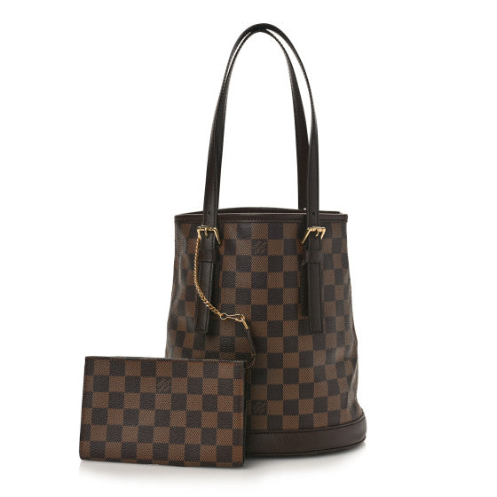  Louis Vuitton Damier Ebene Marais Bucket 23