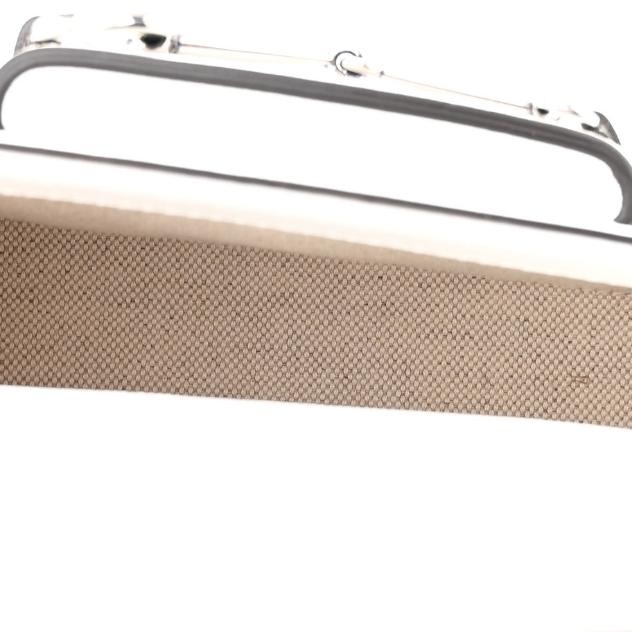 Gucci Calfskin Mini Horsebit 1955 Asymmetric Shoulder Bag White Image 5