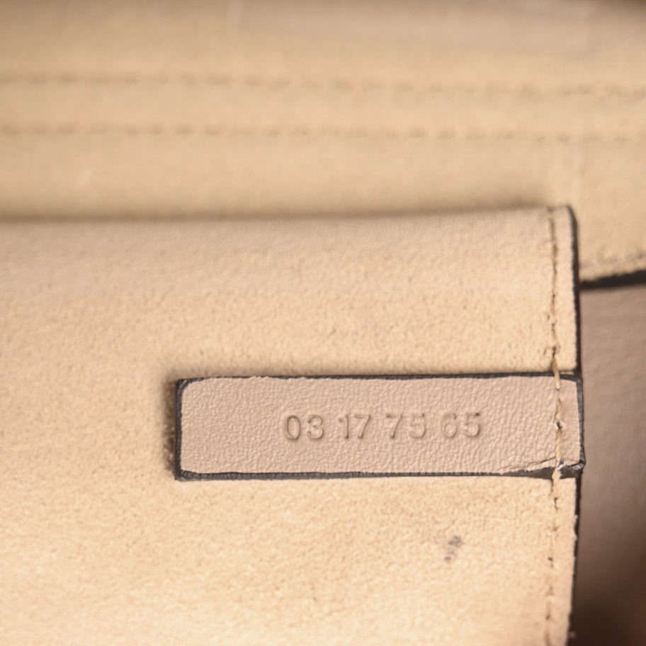 Chloe Suede Calfskin Mini Faye Shoulder Bag Motty Grey Image 7