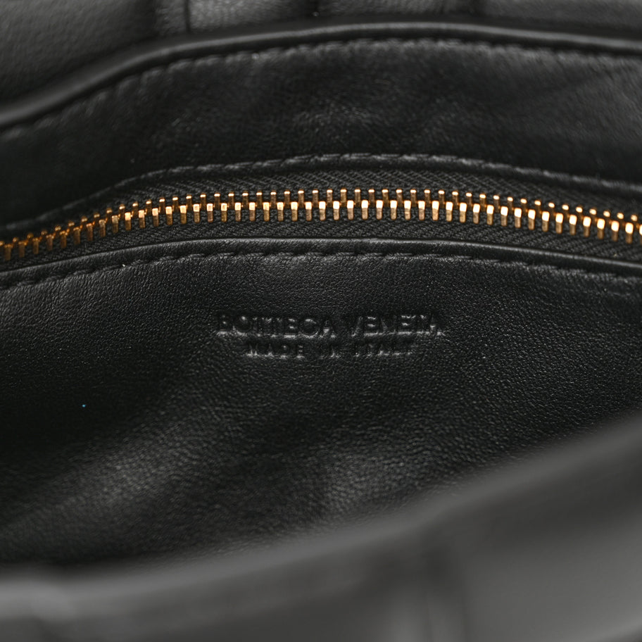 Bottega Veneta Nappa Maxi Intreccio Small Padded Cassette Crossbody Bag Black Image 6