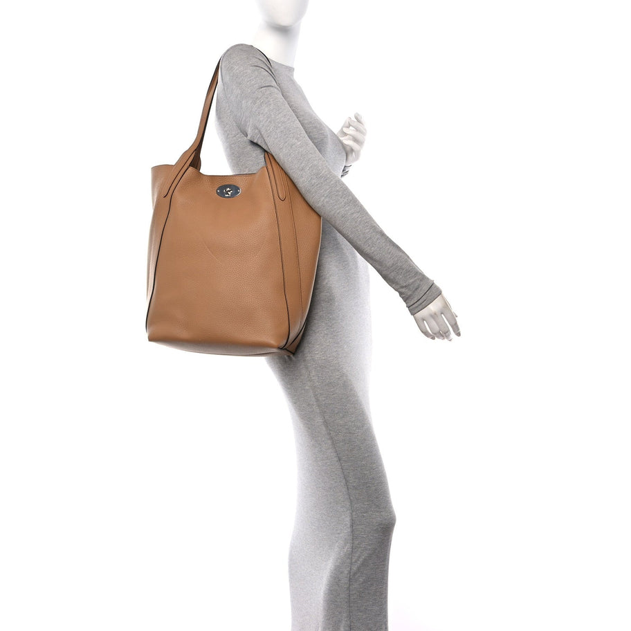 Mulberry MULBERRY Heavy Grain Bayswater North South Tote Sable Image 3