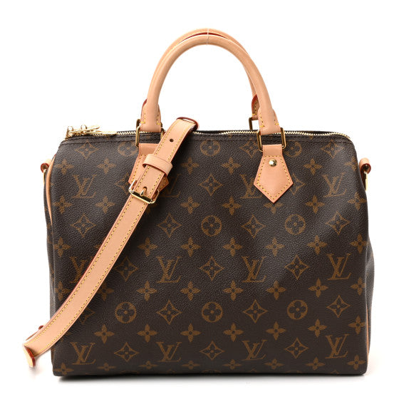  Louis Vuitton Monogram Speedy Bandouliere 30
