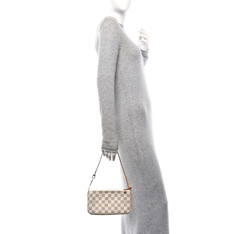  Louis Vuitton Damier Azur Pochette Accessories NM