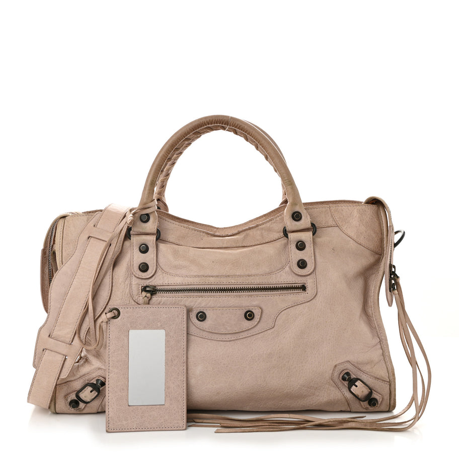 Balenciaga Agneau Classic Hardware City Bois de Rose Image 2