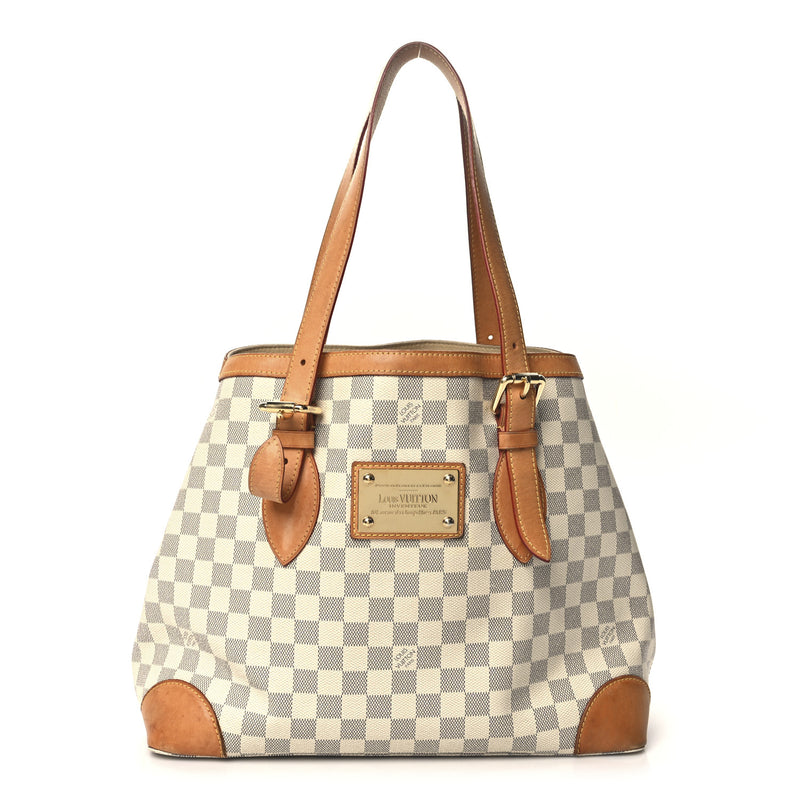  Louis Vuitton Damier Azur Hampstead MM