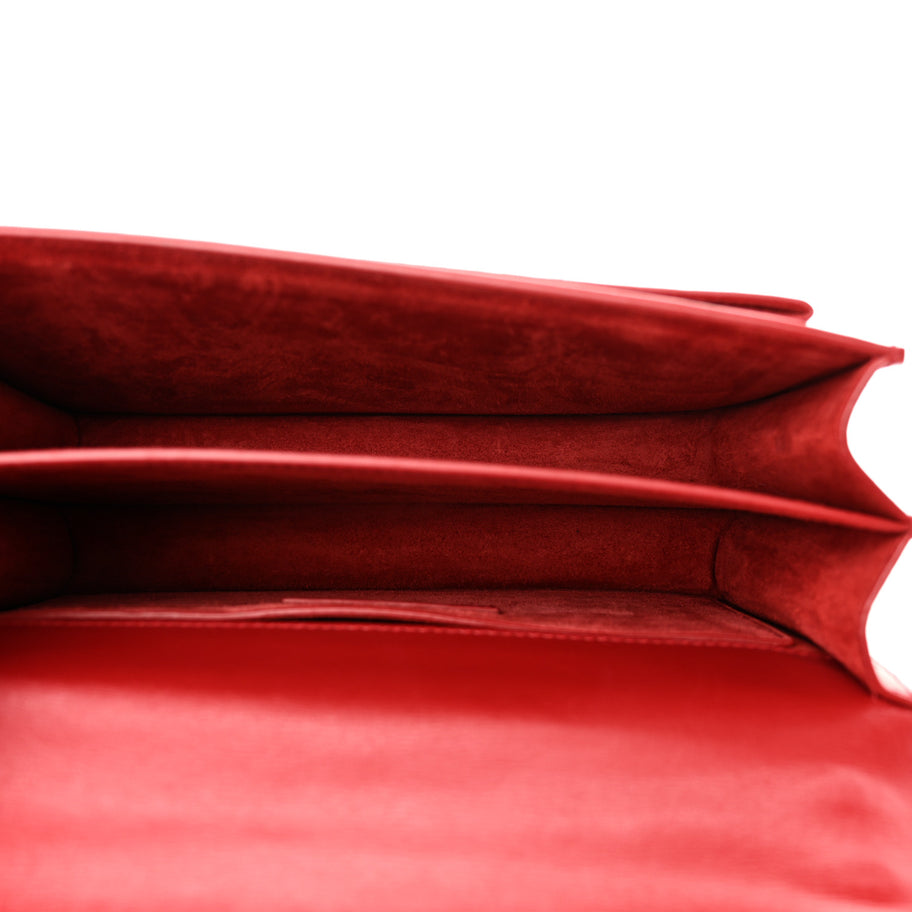 Saint Laurent Calfskin Medium Monogram Sunset Rouge Eros Image 5
