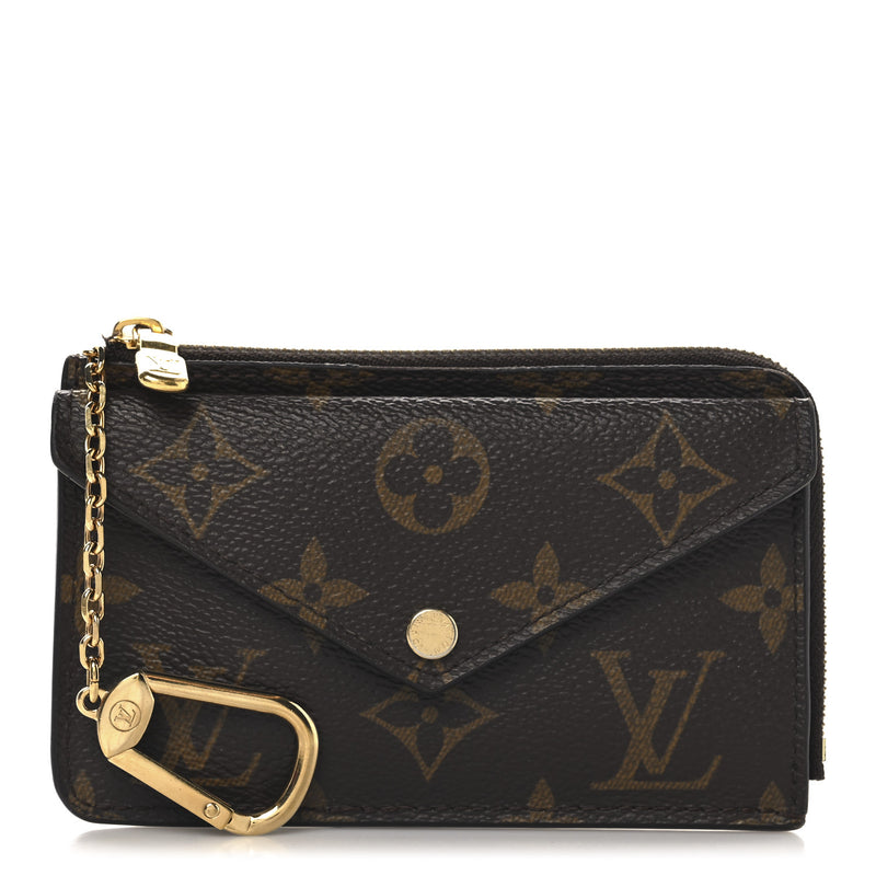  Louis Vuitton Monogram Recto Verso Card Holder Black