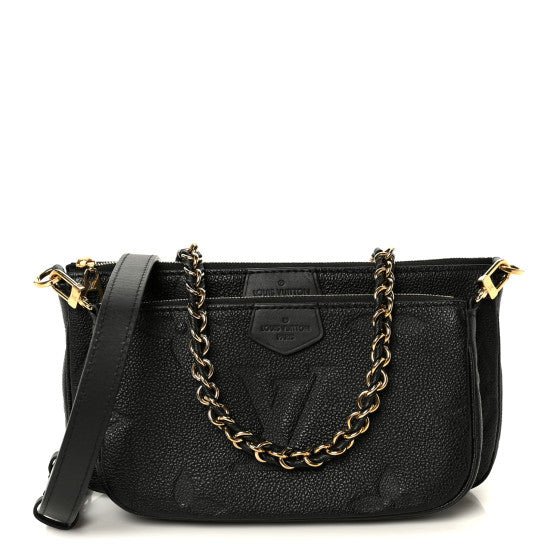 Louis Vuitton Empreinte Monogram Giant Multi Pochette Accessories Black Image 1