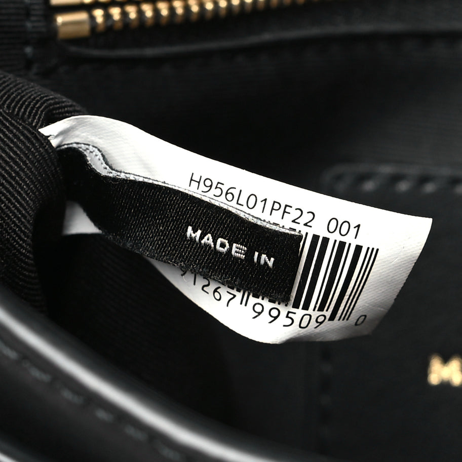 Marc Jacobs Calfskin The J Marc Shoulder Bag Black Image 7