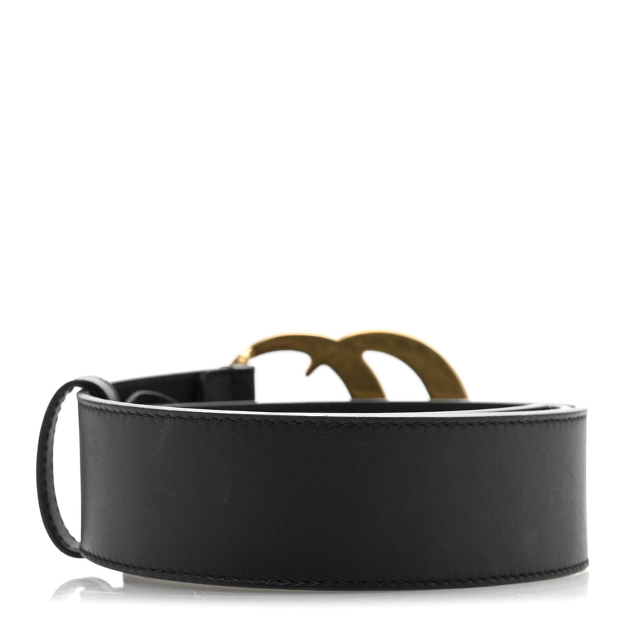 Gucci Calfskin Double G 40mm Belt 80 32 Black Image 2