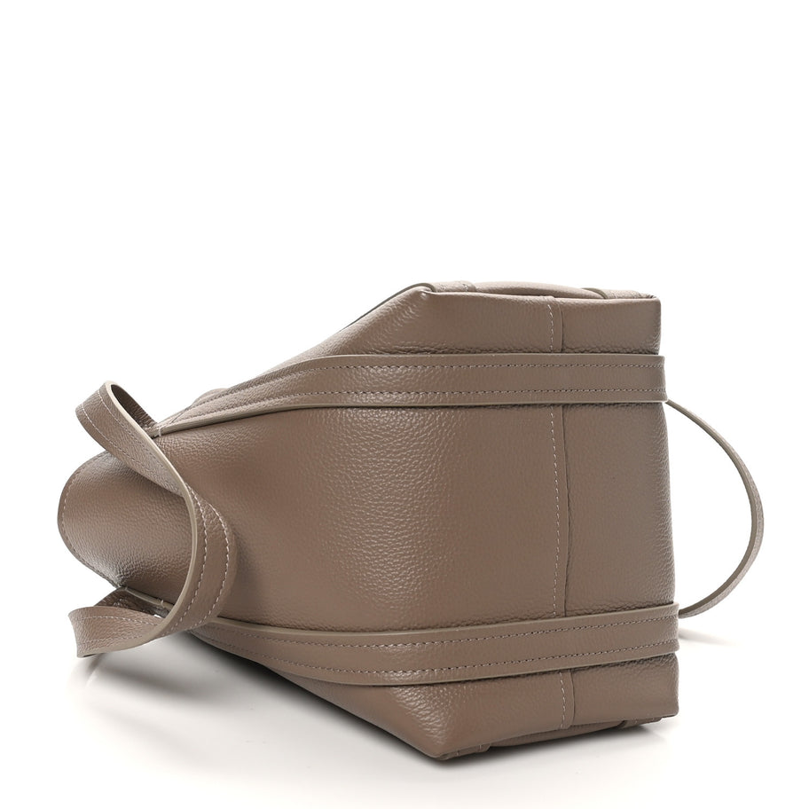 Balenciaga Grained Calfskin XS Everyday North South Shoulder Tote Bag Brown Image 4