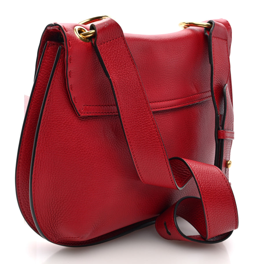 Gucci Cellarius Calfskin Feline GG Marmont Flap Shoulder Bag Vulcanic Red Image 3