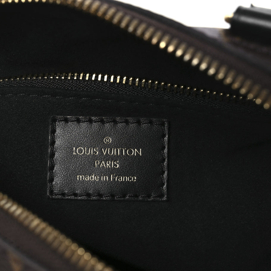 Louis Vuitton Monogram Petite Malle Souple Black Image 6